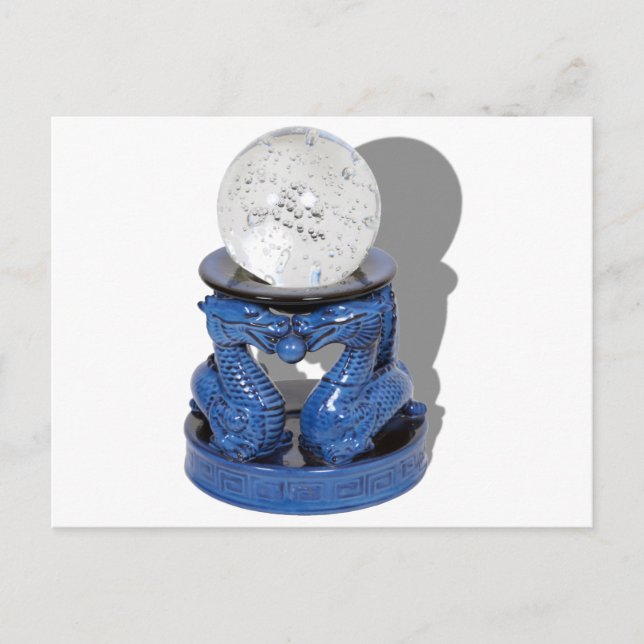 Carte Postale AsianDragonCrystalBall062210Ombre (Devant)