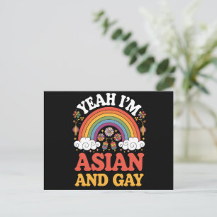 Carte Postale Asiatique et gay Queer Asiatique Chinois Coréen Ja