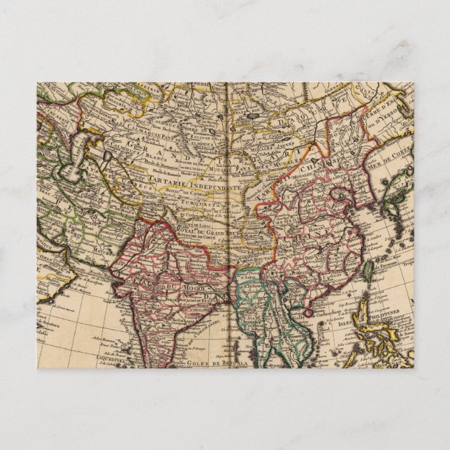 Carte Postale Asie (Devant)