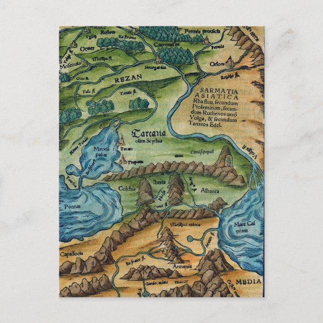Carte Postale Asie ancienne mineure (Devant)