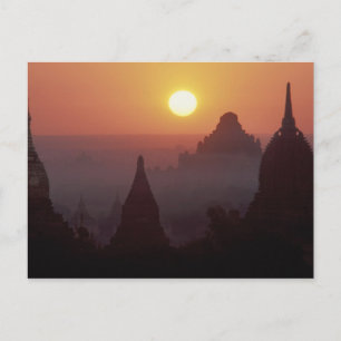 Carte Postale Asie, Birmanie, (Myanmar), Pagan (Bagan) Le temple