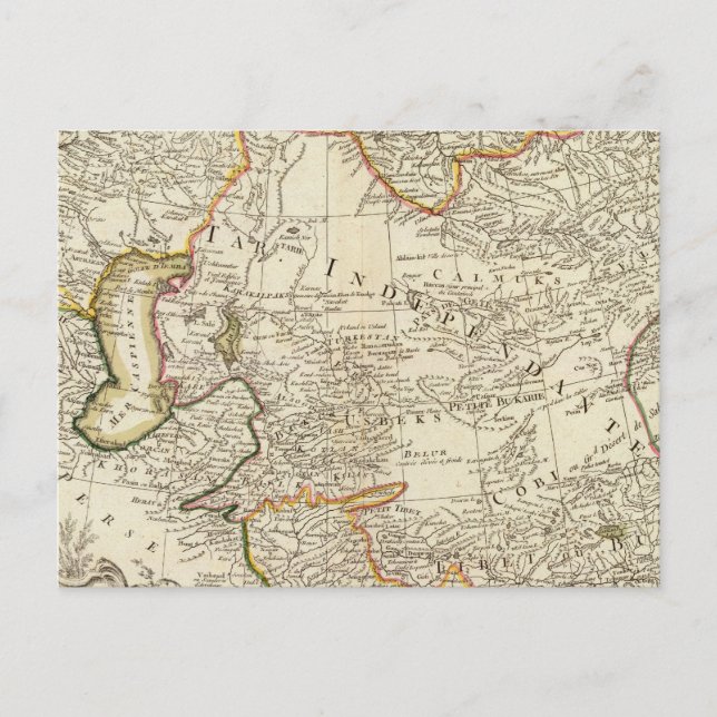 Carte Postale Asie centrale (Devant)