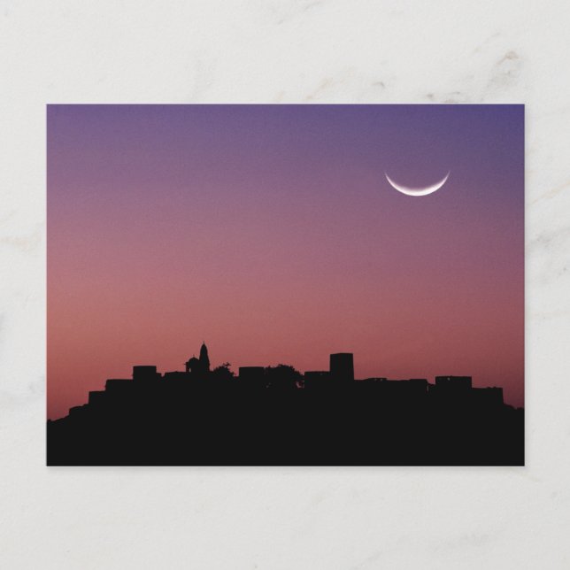 Carte Postale Asie, Inde, Rajasthan, Jaipur. Un croissant (Devant)