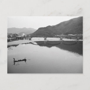 Carte Postale Asie, Japon, Iwakuni. Pêcheurs et historique