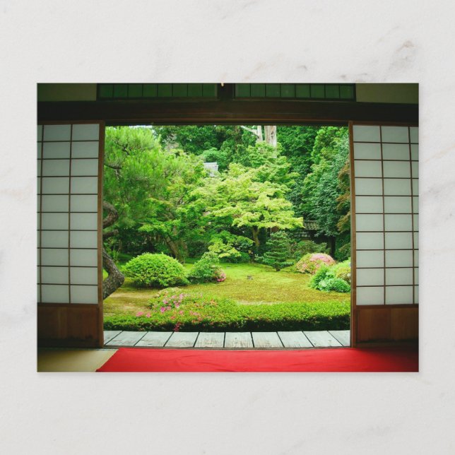 Carte Postale Asie, Japon, Kyoto. Jardin zen 2 (Devant)