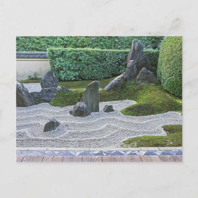 Carte Postale Asie, Japon, Kyoto, temple Daitokuji, Zuiho-in (Devant)