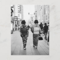 Asie, Japon, Tokyo. Geishas sur le Ginza.
