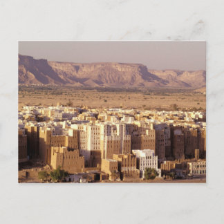 Carte Postale Asie, Moyen-Orient, République du Yémen. Shibam