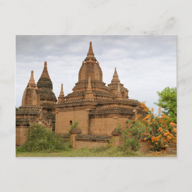Carte Postale Asie, Myanmar (Birmanie), Bagan (Pagan). Divers (Devant)