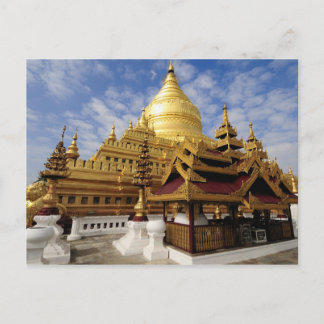 Carte Postale Asie, Myanmar (Birmanie), Bagan (Pagan). Le Shwe 2