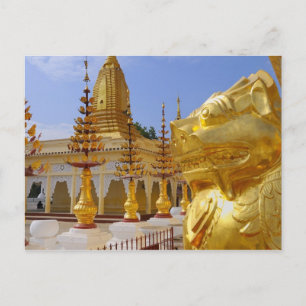 Carte Postale Asie, Myanmar (Birmanie), Bagan (Pagan). Le Shwe 6