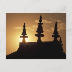 Carte Postale Asie, Népal, Katmandou. Stupa de Bouddhanath.
