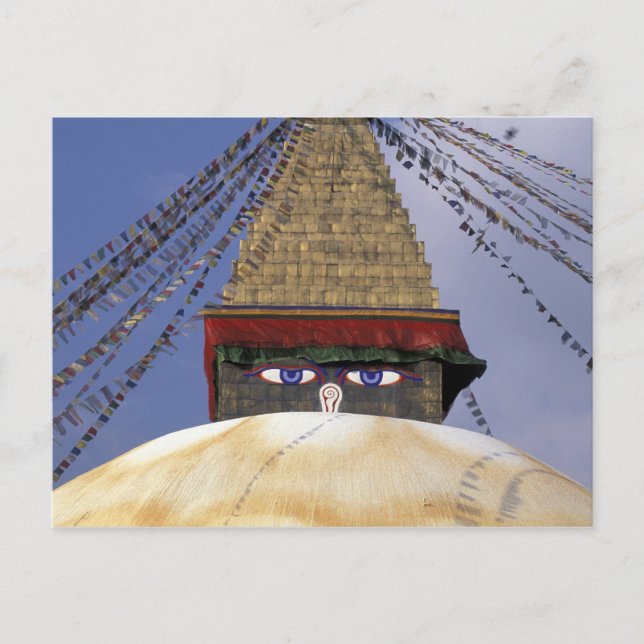 Carte Postale Asie, Népal, Katmandou. Stupa de Bouddhanath. 2 (Devant)