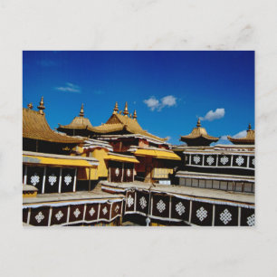 Carte Postale Asie, Tibet, Lhassa, Potala Palace alias Rouge