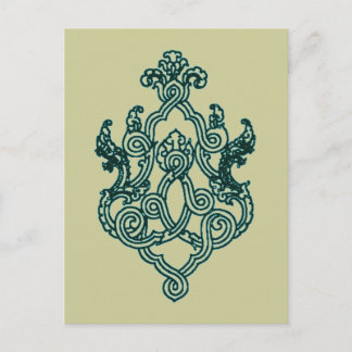 CARTE POSTALE ASIE TRIBAL TATTOO DESIGN BUDDHIST HINDU