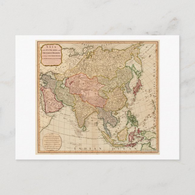 Carte Postale AsieCarte panoramiqueAsie (Devant)