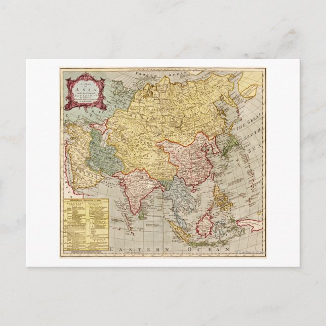 Carte Postale AsieCarte panoramiqueAsie 2 (Devant)