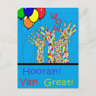 Carte Postale ASL Yay