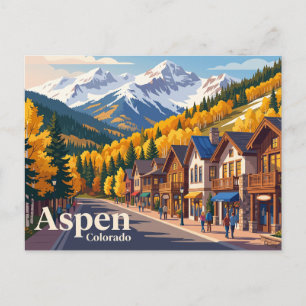 Carte Postale Aspen, Colorado, États-Unis