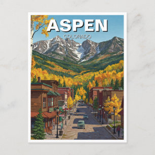 Carte Postale Aspen Colorado Voyage