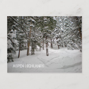 CARTE POSTALE ASPEN HIGHLANDS POSTCARD