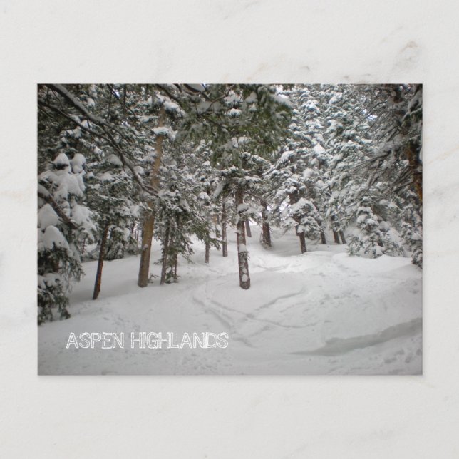 CARTE POSTALE ASPEN HIGHLANDS POSTCARD (Devant)