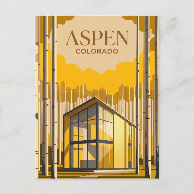 Carte Postale Aspen USA (Devant)