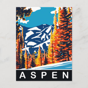 Carte Postale Aspen, Voyage
