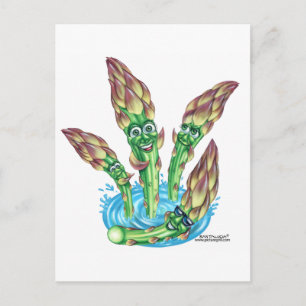 Carte Postale asperge