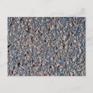 Carte Postale Asphalte et texture de galets