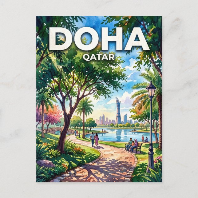 Carte Postale Aspire Park Qatar (Devant)