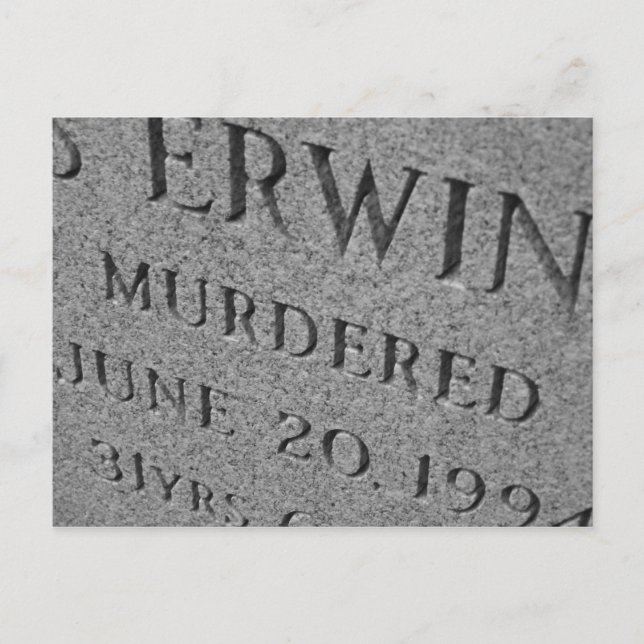 Carte Postale Assassiné (Devant)