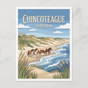 Carte Postale Assateague Island National Seashore Chincoteague