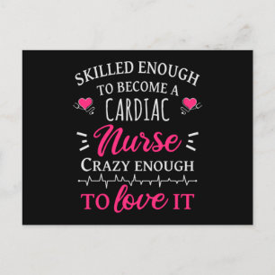Carte Postale Assez compétent pour devenir infirmière cardiaque