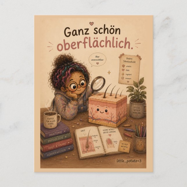 Carte Postale Assez superficiel (Devant)