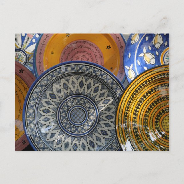 Carte Postale Assiettes en céramique (Devant)