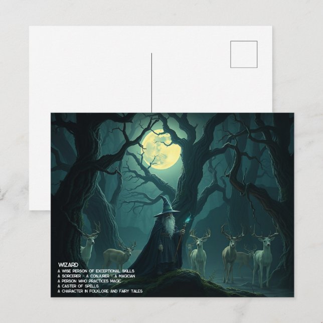 Carte postale Assistant (Devant / Derrière)