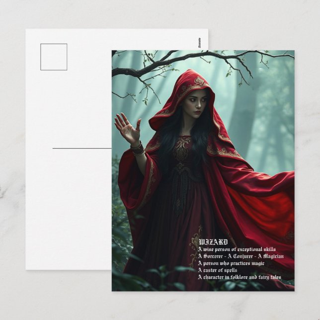 Carte postale Assistant (Devant / Derrière)