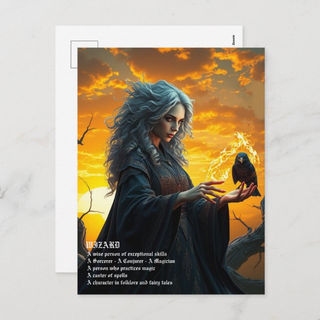 Carte postale Assistant (Devant / Derrière)