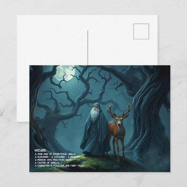 Carte postale Assistant (Devant / Derrière)