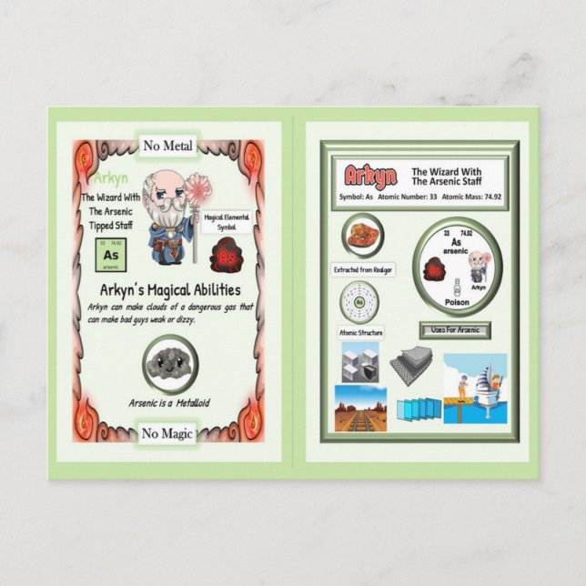 Carte Postale Assistant Arkyn - Arsenic Element (Devant)