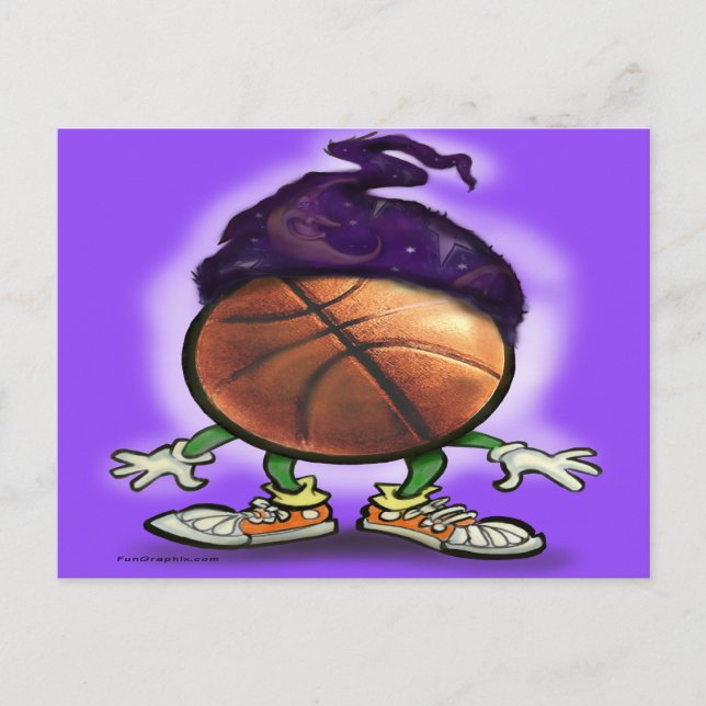 Carte Postale Assistant Basket-ball (Devant)