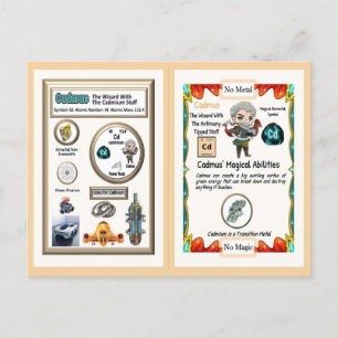 Carte Postale Assistant Cadmus - Élément Cadmium
