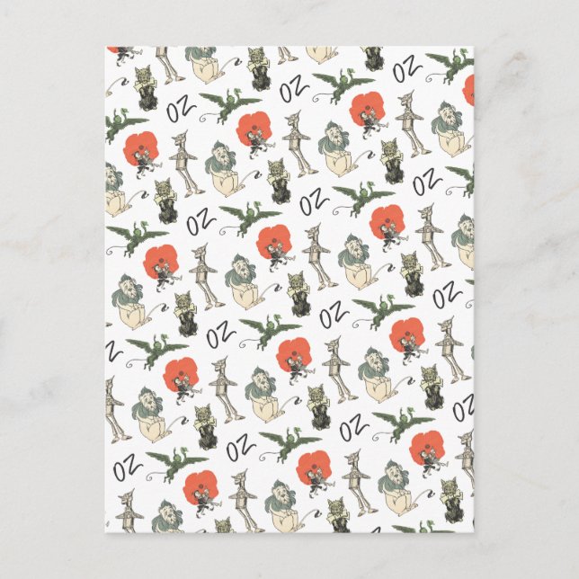 Carte Postale Assistant de caractères Oz (Devant)