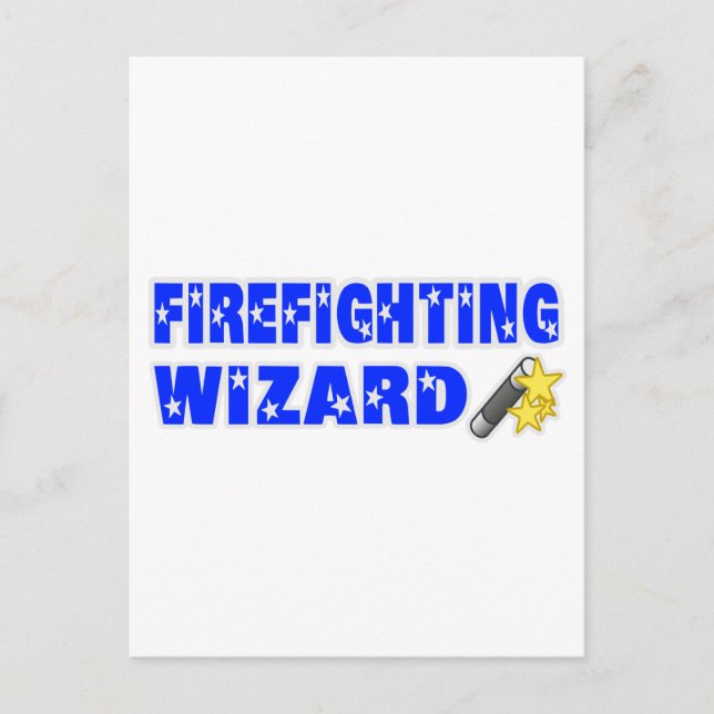 Carte Postale Assistant Gestion des incendies (Devant)