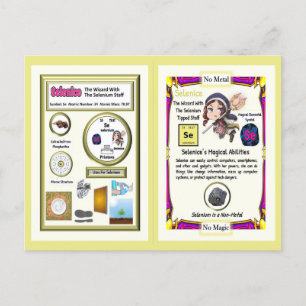 Carte Postale Assistant Selenice - Élément de sélénium