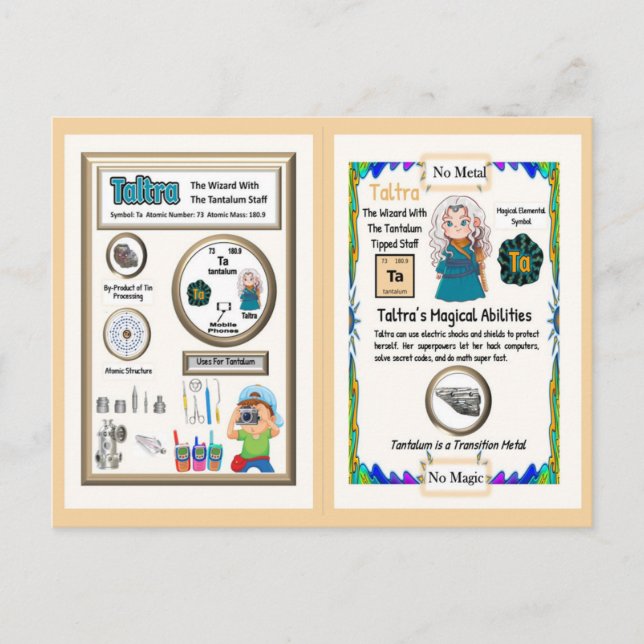 Carte Postale Assistant Taltra - Élément Tantalum (Devant)