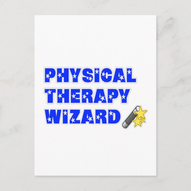 Carte Postale Assistant Thérapie physique (Devant)