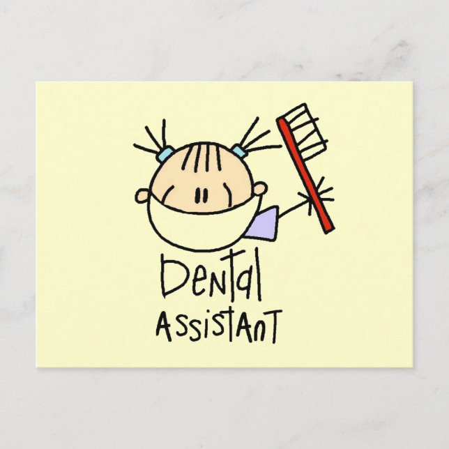 Carte Postale Assistante dentaire (Devant)
