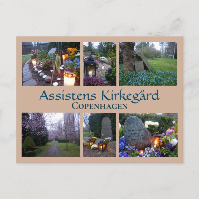 Carte Postale Assistens Kirkegård Collage 2 (Devant)